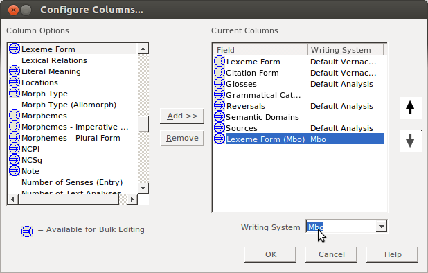 Both fields in same WS